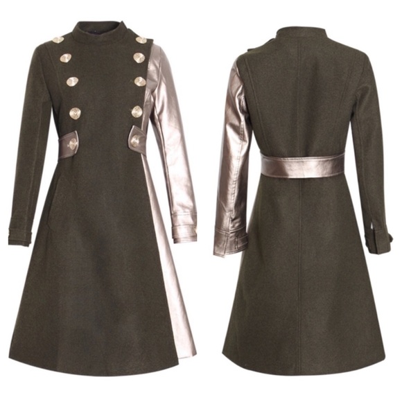 💐 The EMESTA Metallic Military Coat - Picture 4 of 8